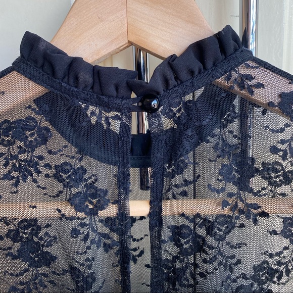 Pilgrim gorgeous high neck black lace dress - Picture 6 of 9